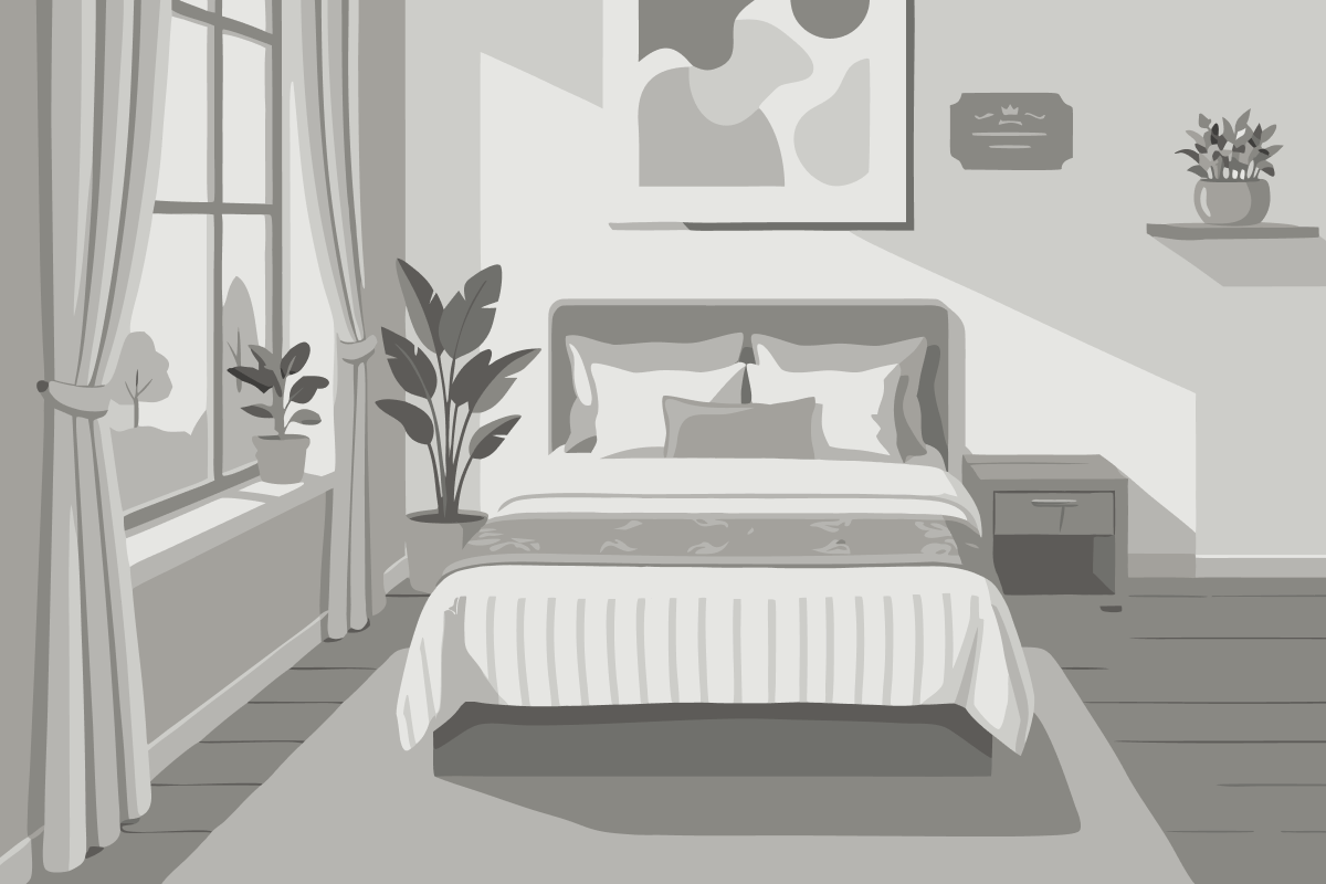 Quarto Standard com Cama de Casal ou 2 de Solteiro e Varanda